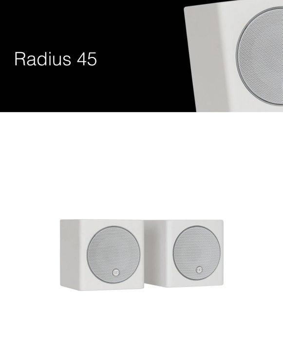 [紅騰音響]Monitor audio Radius 45、monitor audio R45 環繞喇叭、小喇叭 即時通可議價