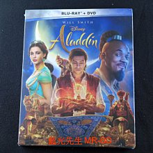 [藍光先生BD] 阿拉丁 真人版 BD+DVD 雙碟限定版 Aladdin 2019