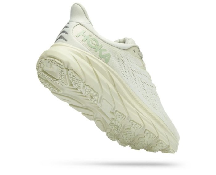 CodE= HOKA ONE ONE CLIFTON 8 網布慢跑鞋(粉綠) 1119394SGCT 芥末綠路 