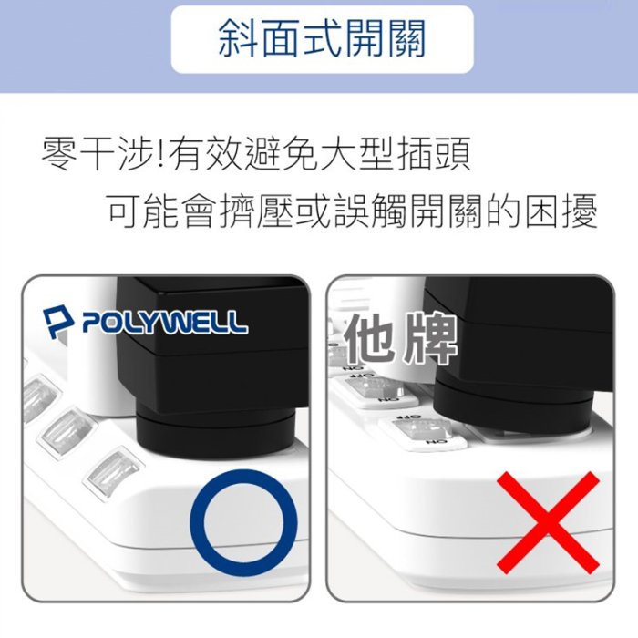 【珍愛頌】DC030 新安規 台灣製 電源延長線 6尺 7開6插 7切6座 插座延長線 防雷擊 過載保護 自動斷電