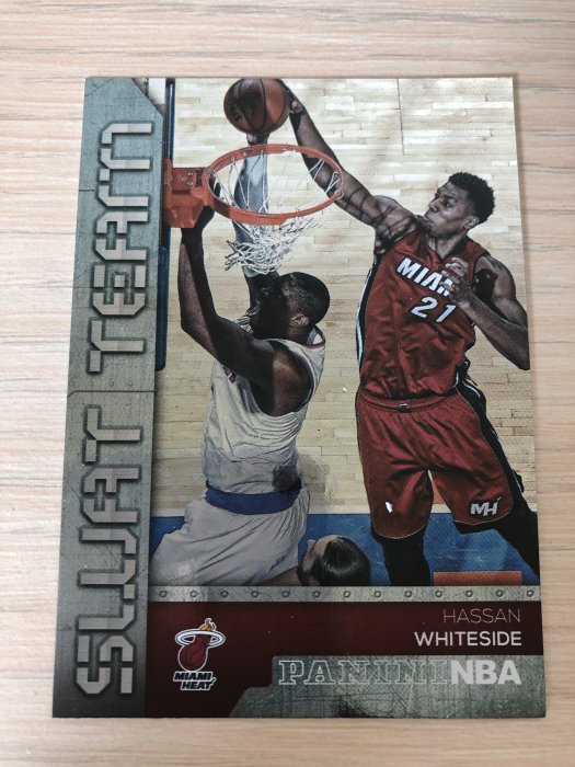 Hassan Whiteside #2 2016-17 Panini NBA Hoops Swat Team