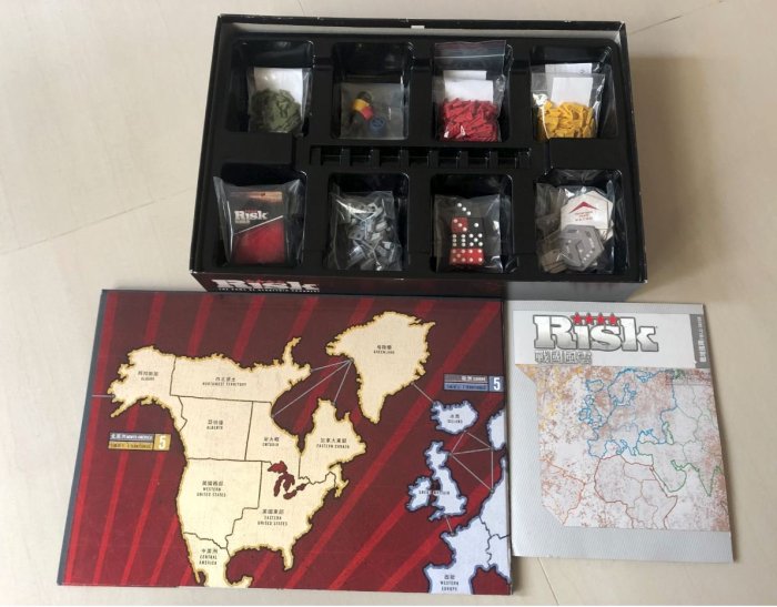 桌遊 Risk 戰國風雲征戰世界戰略益智遊戲~1000元~免郵