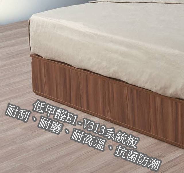 【生活家傢俱】HJS-420-5：系統5尺下掀床底【台中家具】雙人床底 系統家具 收納床底 低甲醛E1系統板 台灣製造
