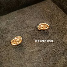 ［現貨在台］Hermes Chaine d’Ancre earrings愛馬仕玫瑰金 迷你豬鼻子耳環 船錨鏈