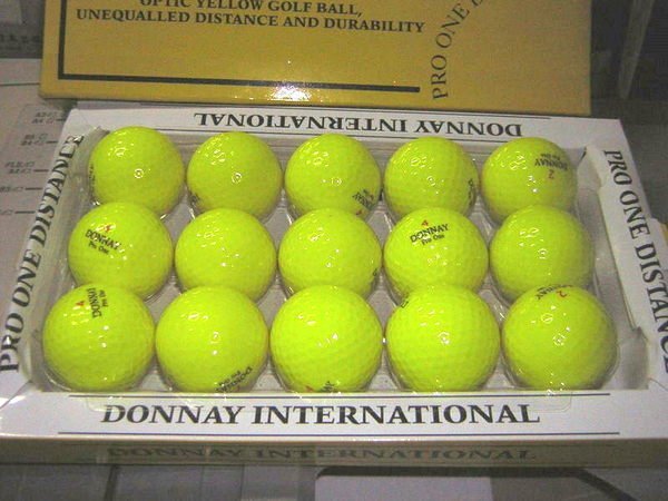 台製全新高爾夫球 (白球) Donnay Titanium Golf Ball Two piece distance optic