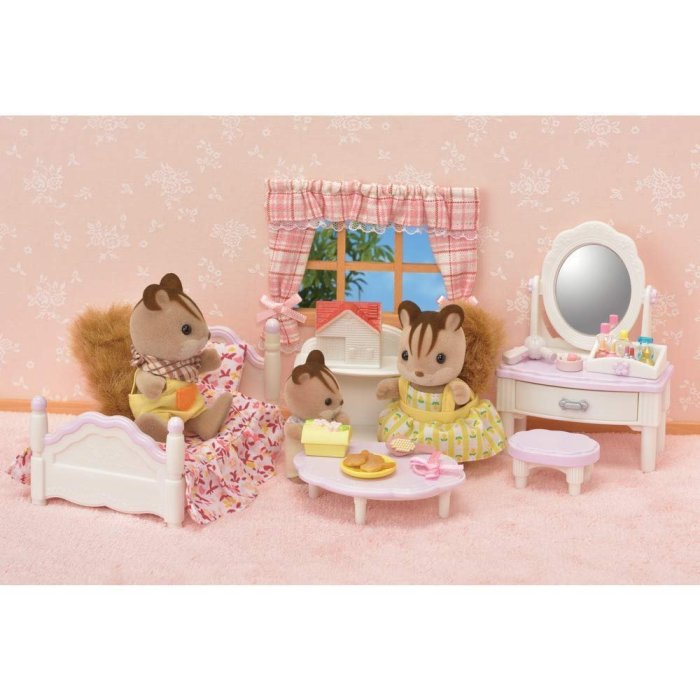 「美樂媽咪」美國正品 森林家族 Calico Critters  臥室和鏡子梳妝台-不含人偶