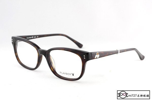 【mi727久必大眼鏡】美國潮流品牌 PLAYBOY PB-650108 PB字樣LOVE設計 光學膠框眼鏡(琥珀)