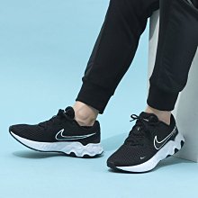 南◇2021 12月 Nike Renew Ride 2 慢跑訓練運動鞋 CU3507-004 舒適 回彈 黑白色