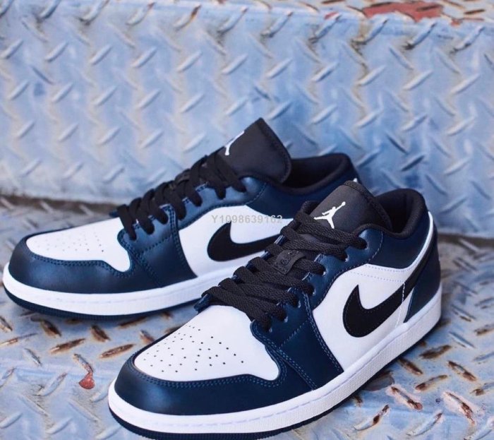 代購】Nike Air Jordan 1 Low Dark Teal 深青黑曜石男款553558-411