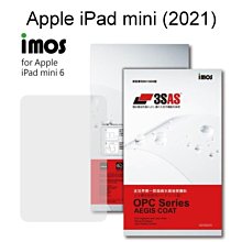 免運 【iMos】3SAS系列保護貼 Apple iPad mini 6 (8.3吋) 超潑水、防污、抗刮