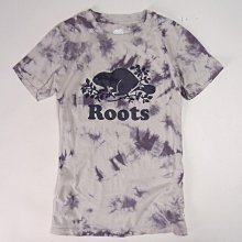 [P S]三號五樓 全新正品 Roots 女款 暈染風格 大海狸 藍黑暈染短T  短袖 -26