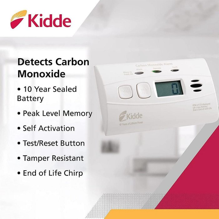 [2年保固] Kidde C3010-D 一氧化碳警報器 Carbon Monoxide Alarm C3010D_II3