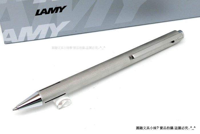 【圓融文具小妹】德國 LAMY ECON 系列 240 不鏽鋼 原子筆 鋼刷紋 搭載 M16 筆蕊 #1200