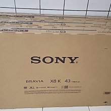 新北市-家電館 SONY新力 BRAVIA 43吋 4K HDR Google TV顯示器 KM-43X80L