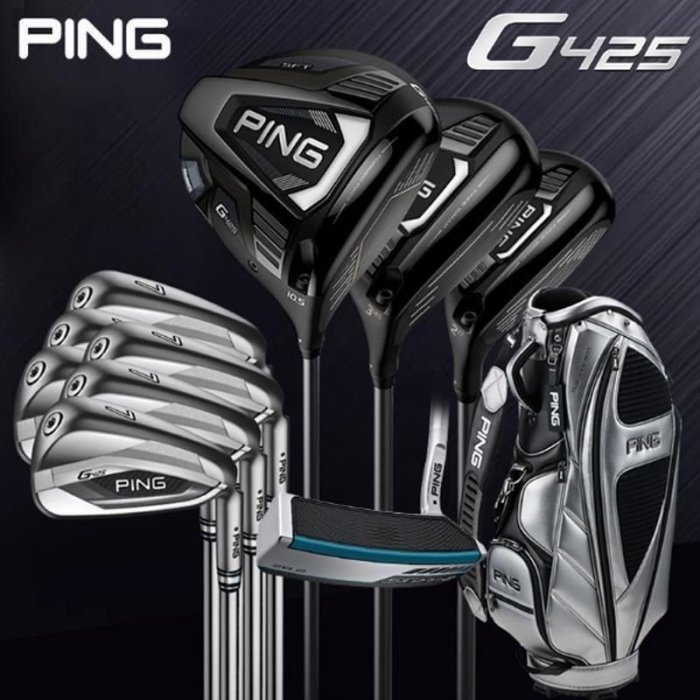 【熱賣下殺】新款PING G425高爾夫球桿ping全套男士套桿碳素鋼桿身13支1號