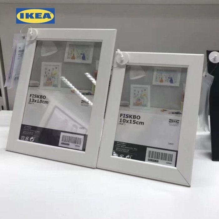IKEA宜家簡約風格小畫框擺臺吊掛式畫框情侶照片相框掛牆相框牆壁裝飾相片框