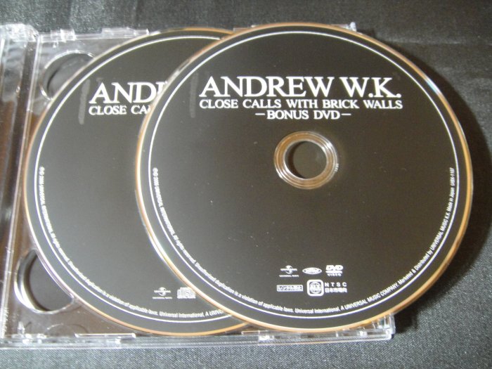 【198樂坊】Andrew W.K-Close Calls With Brick Walls 2CD(.日版)BP