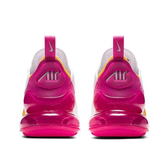 =CodE= NIKE W AIR MAX 270 針織透氣網無縫線慢跑鞋(白桃紅黃) CI1963-166 氣墊 女