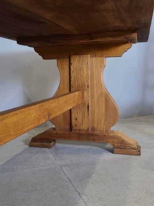 19世紀 法國百年 溫潤老橡木 高質感 手工 長餐桌 工作桌 長桌 古董桌 實木家具 t0412【卡卡頌  歐洲古董】✬