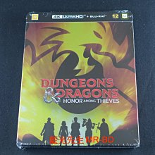 [藍光先生UHD] 龍與地下城 : 盜賊榮耀 UHD+BD 雙碟鐵盒版 Dungeons Dragons