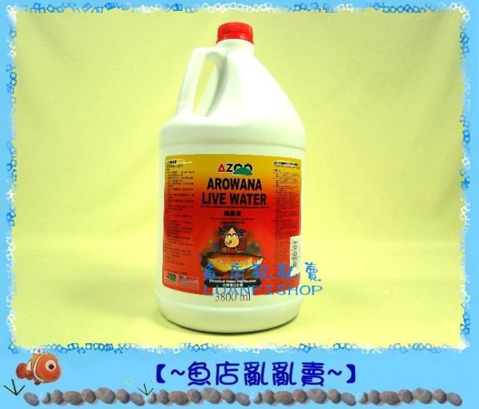 【~魚店亂亂賣~】台灣AZOO龍魚聖品龍泉液3800ml(另有龍泉菌.萬能魚調理.龍魚維他命)