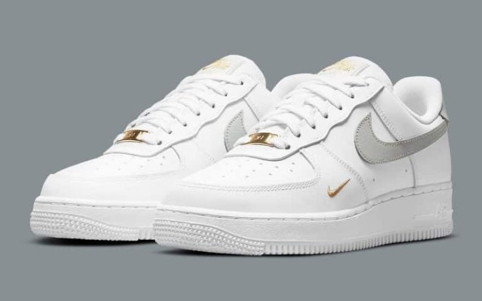 【JOK】Nike Air Force 1 Low 白粉 玫瑰粉 綠豆灰 迷你勾 金勾 刺繡勾 全白 白底 男女尺寸