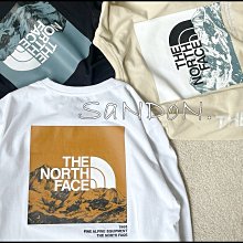 山東:The North Face 浮世繪山脈 手繪可愛色塊Box 薄長Tee 230216