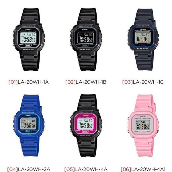 CASIO 手錶 兒童數字錶LA-20WH-8A 全新CASIO公司貨附發票~