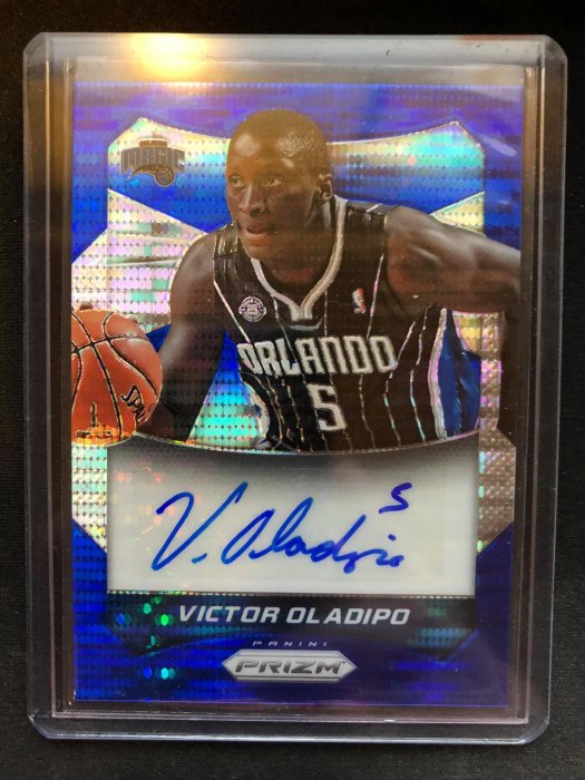 『Dusty』2014-15 Prizm Victor Oladipo Blue Auto 簽名 限量 /249