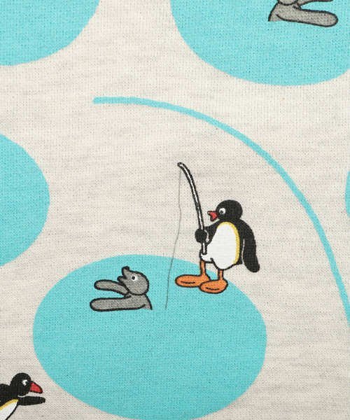 ｜The Dood Life｜日本 graniph / 小企鵝 滑冰釣魚遊樂場圖柄 保溫機能材質 兒童洋裝