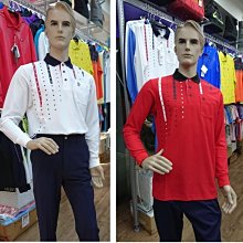 藍鯨高爾夫 Munsingwear GOLF 【秋冬新品】企鵝 男長衣#MGKT2B09（白／紅）