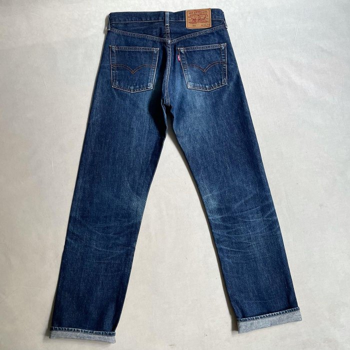 日本製造Levi's 502XX Selvage Denim 大E J22廠赤耳布邊牛仔褲古著