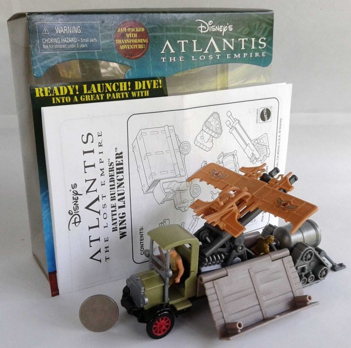 MATTEL 美泰兒 ~ Disney 失落的帝國 ATLANTIS : THE LOST EMPIRE - 運輸車 F