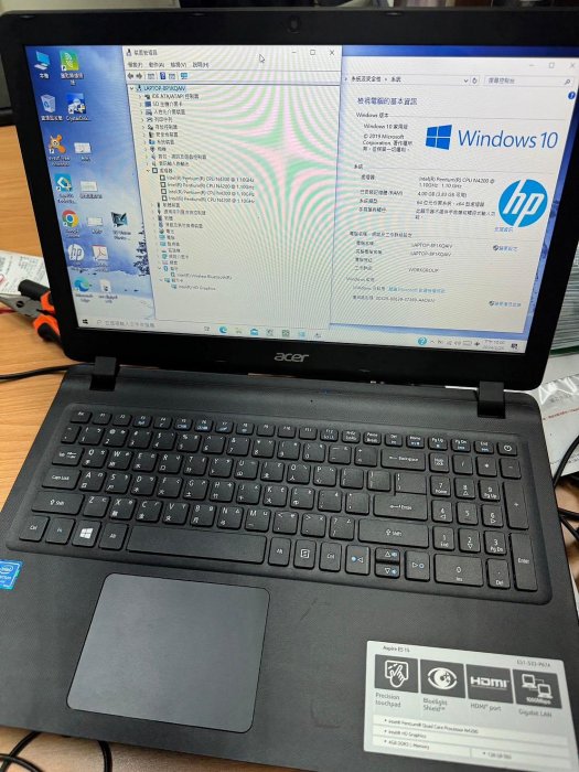 95.ACER 宏碁ES1-533 CPU-N4200  RAM4G 256G-SSD