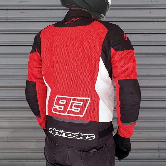 伊摩多※ ALPINESTARS MM93 夏季 防摔衣 透氣網布限量聯名款LOSAIL AIR JACKET黑紅白13