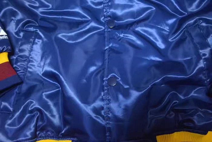 Cover Taiwan 官方直營 嘻哈 克里夫蘭 騎士隊 情侶裝 棒球外套 MLB 深藍色 藏青色 大尺碼 (預購)