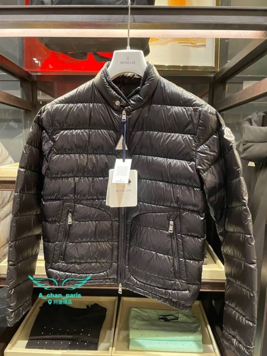 ～阿醬精品～現貨在台🇹🇼🌈MONCLER🌈 羽皇爆款薄絨立領口袋羽絨外套 男款