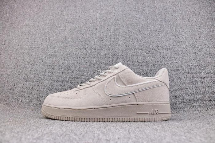 Nike Air Force 1 AF1 米灰 麂皮 低幫 休閒滑板鞋 男女鞋 AA1117-201