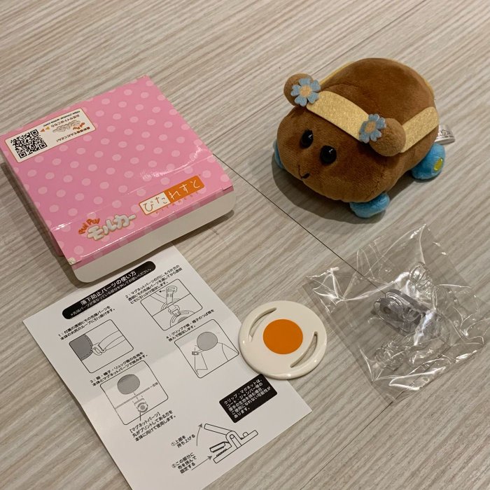 ❤Lika小舖❤全新現貨日本帶回正版天竺鼠 車車 PUI PUI 可愛 娃娃 磁鐵玩偶 圓滾滾布偶 日本景品