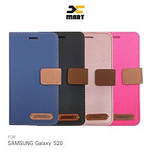 強尼拍賣~XMART SAMSUNG Galaxy S20 斜紋休閒皮套  掀蓋 可立 插卡 磁扣