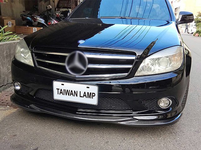 《※台灣之光※》全新賓士 BENZ W204跑車式Avantgarde大星黑色水箱罩 台灣製