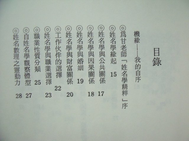 【姜軍府命相館】《姓名學精粹》1998年三版 甘政弘著 武陵出版 取名 命名 改名字