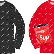 【日貨代購CITY】2020AW Supreme Hanes Thermal Crew Logo 滿版 長袖 長T 現貨