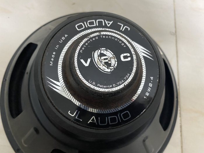 美國 JL AUDIO 12W04 超低音 12吋超重低音喇叭 12吋汽車喇叭單體 美國製造 300W