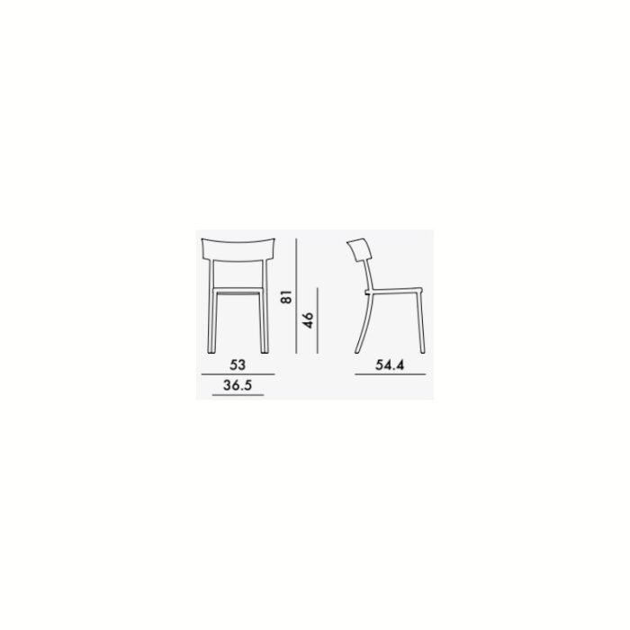 義式時尚家具 Kartell CATWALK by Philippe Starck 餐椅