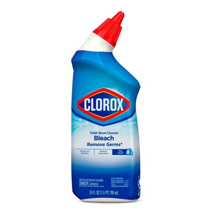 💓好市多代購💓 Clorox 高樂氏 亮白馬桶清潔劑 709毫升 X 6入 除菌、去漬、漂白及除臭 留言-70元