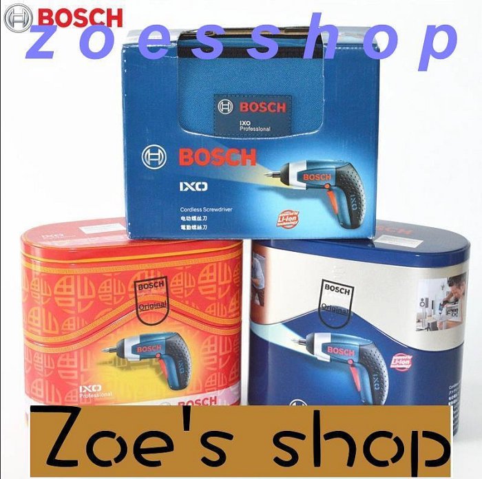 zoe-可開發票 原裝德國BOSCH博世電動螺絲刀3.6V充電起子機家用鋰電鉆IXO3 GO