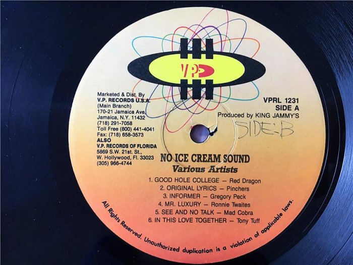 黑膠唱片No Ice Cream Sound Various 版黑膠LP V500