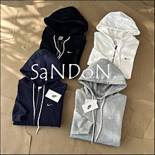 SaNDoN x『NIKE』刷毛基礎拉鍊刺繡經典LOGO抽繩外套 230928