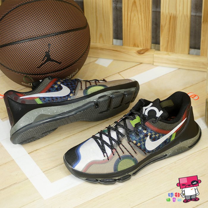 球鞋補習班NIKE KD 8 WHAT THE SE EP 杜蘭特彩虹編織拼接3M 反光845895